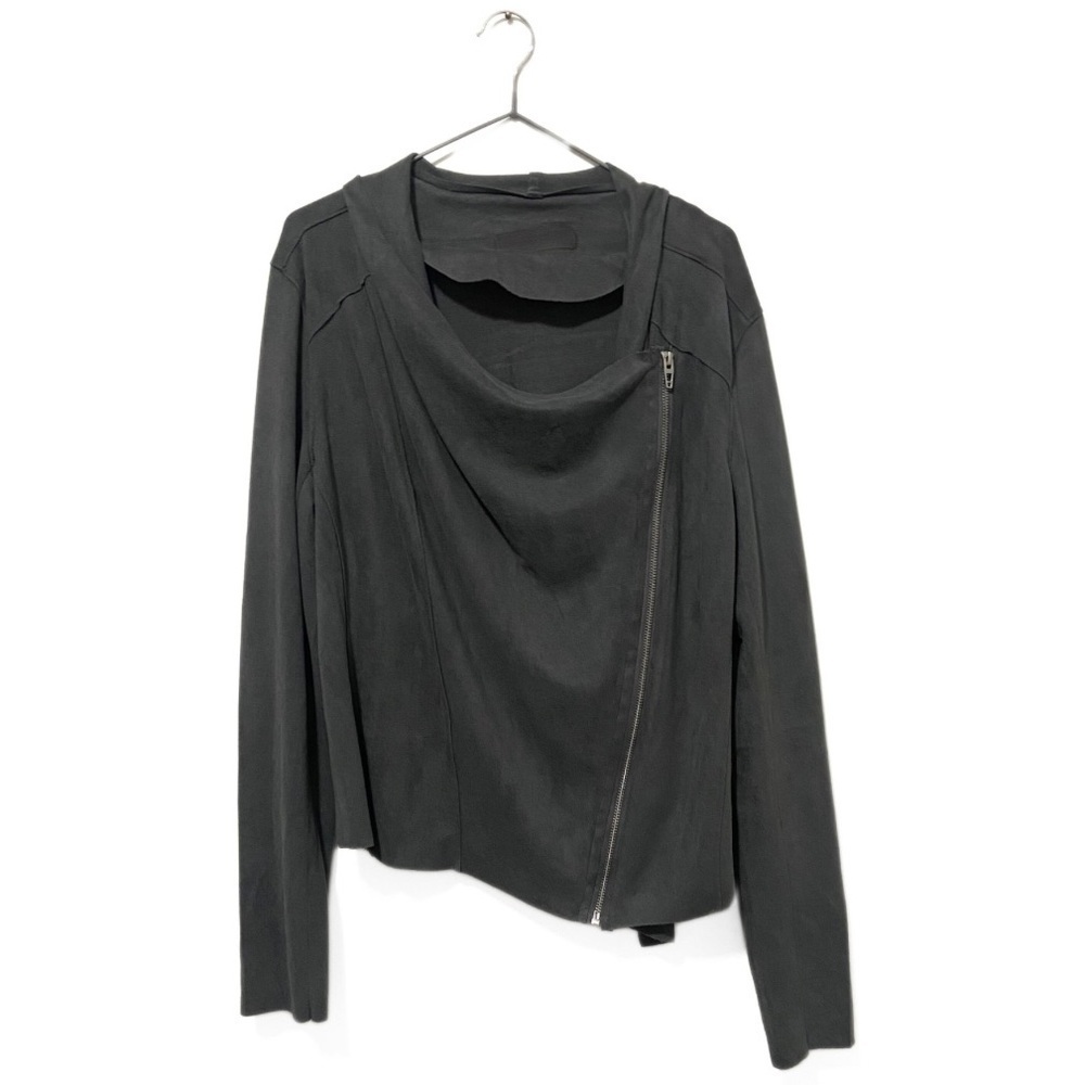 Blank NYC Dark Grey Soft Faux Suede Lightweight Jacket Size XL